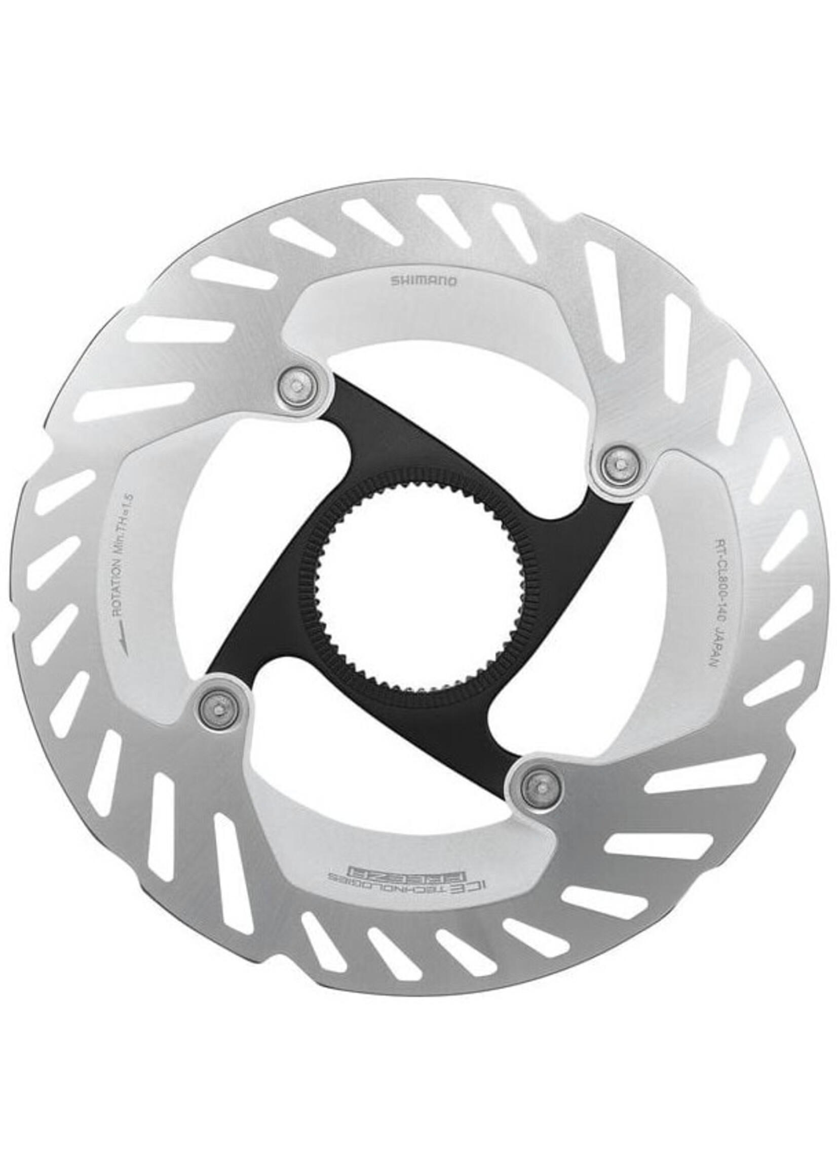 Shimano Shimano RT-CL800 Ice Tech FREEZA rotor with external lockring, 140 mm
