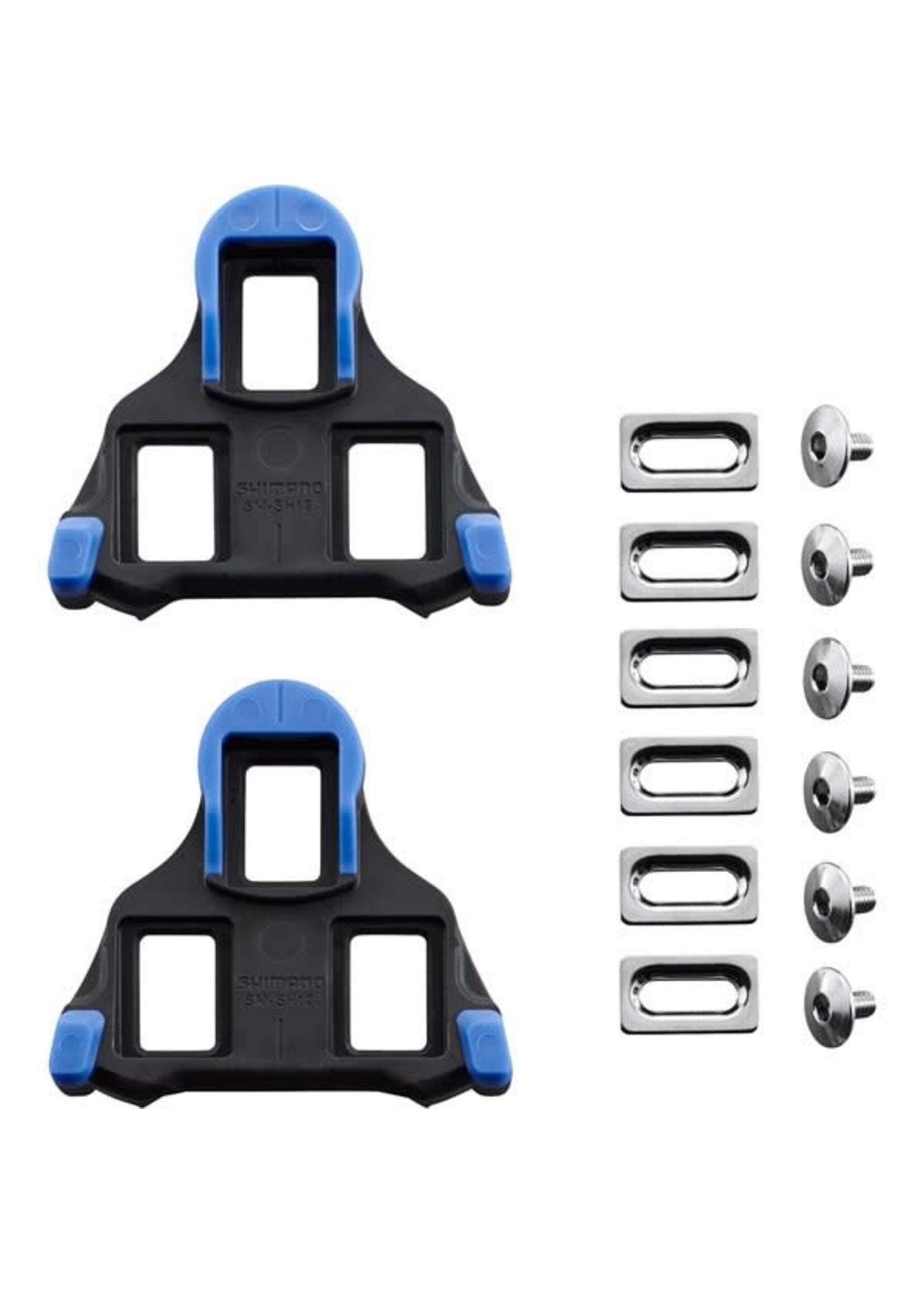 Shimano Shimano SM-SH12 SPD SL-Cleats , Front Pivot Floating , Blue