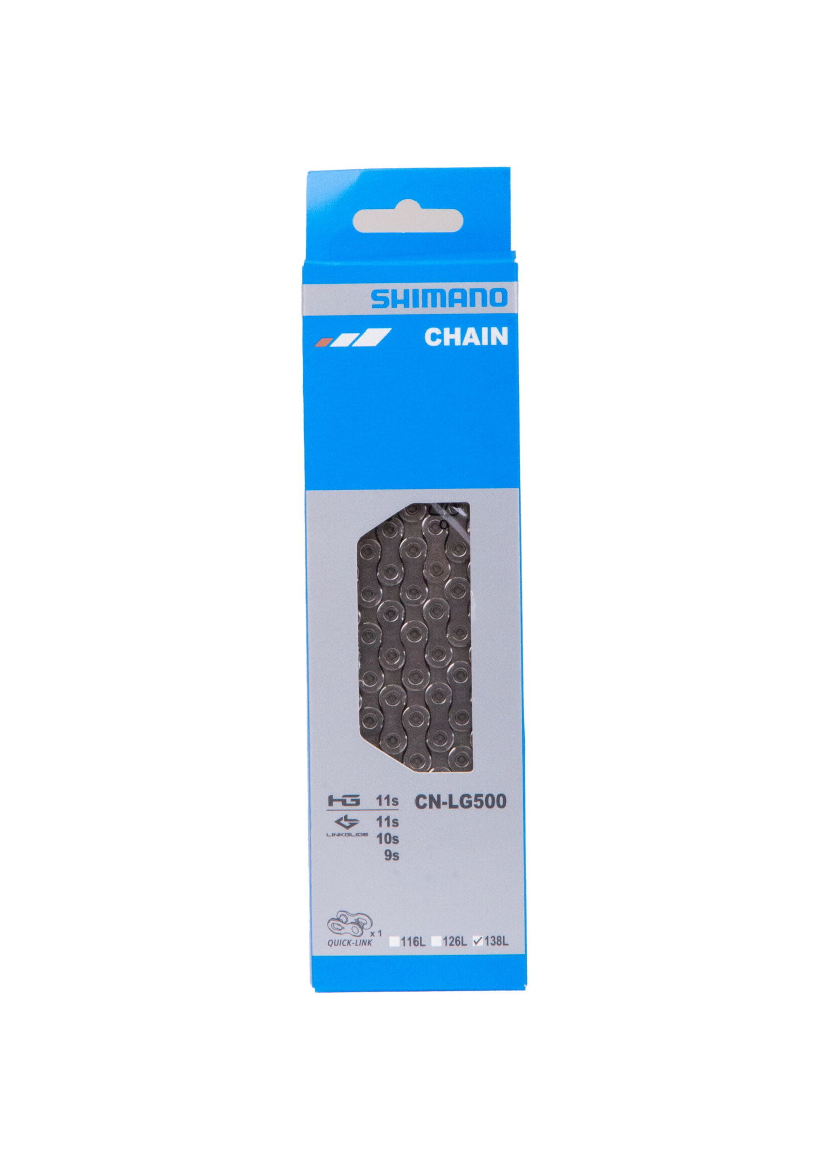 Shimano Shimano CN-LG500 Link Glide HG-X chain with quick link, 9/10/11-speed, 138L