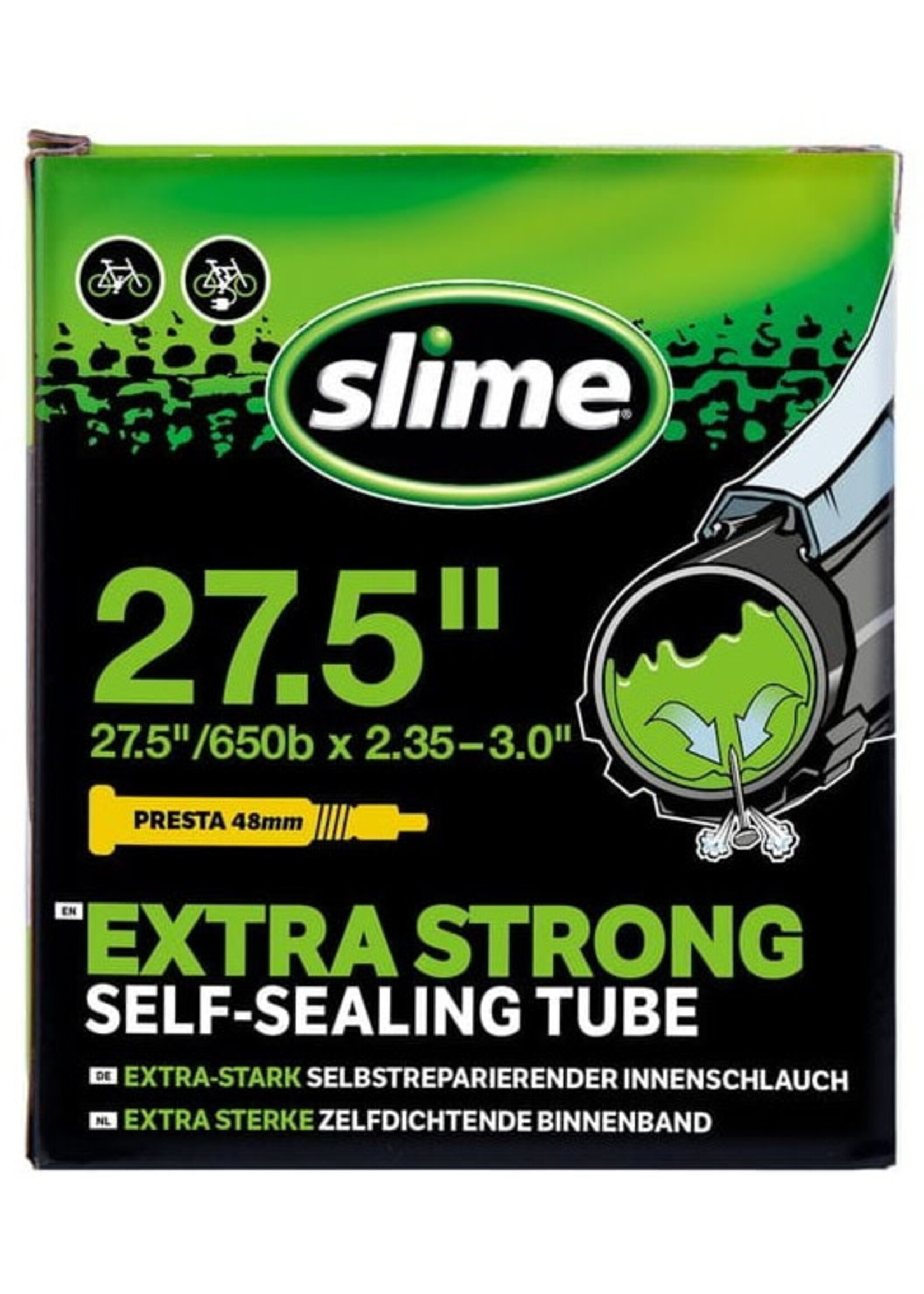 slime Smart Tube - 27.5 x 2.35 - 3.0 inch - Presta Valve