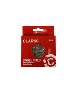 Clarks Clarks BMX/Freestyle/Fixie/Track Single Speed Chain 1/2x1/8 x112 Links Spring Clip Inc.