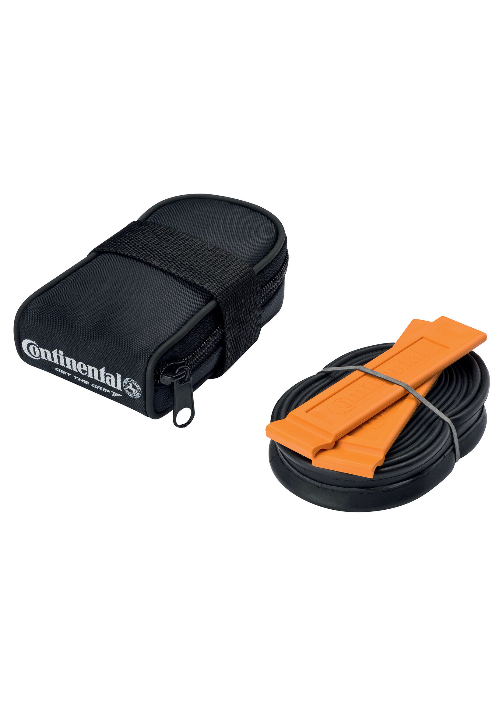 Continental Continental Road Saddle Bag with Race 700 x 20-25 Presta 60mm Valve Tube and 2 Tyre Levers