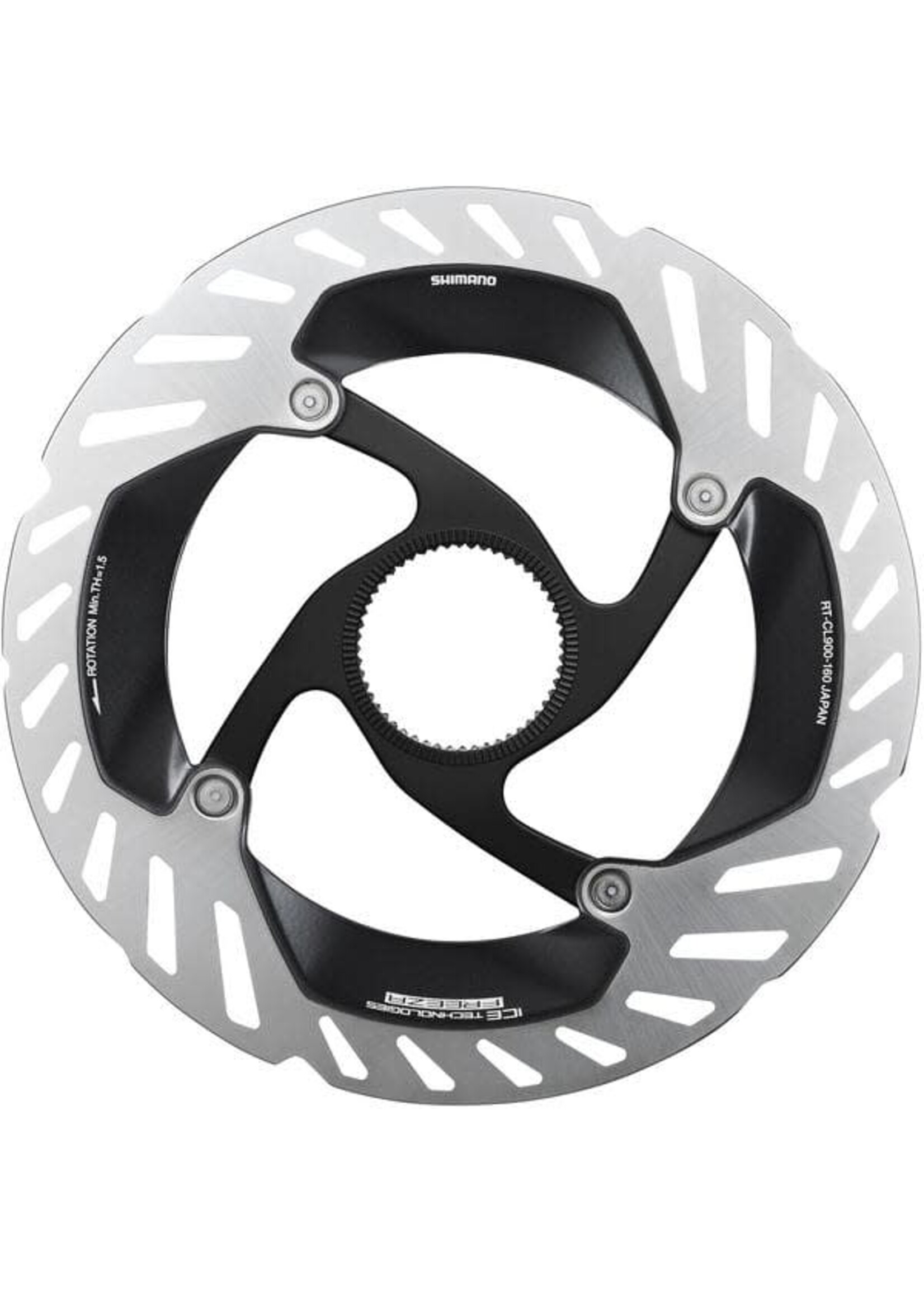 shamino Shimano RT-CL900 Ice Tech FREEZA rotor with external lockring, 160 mm