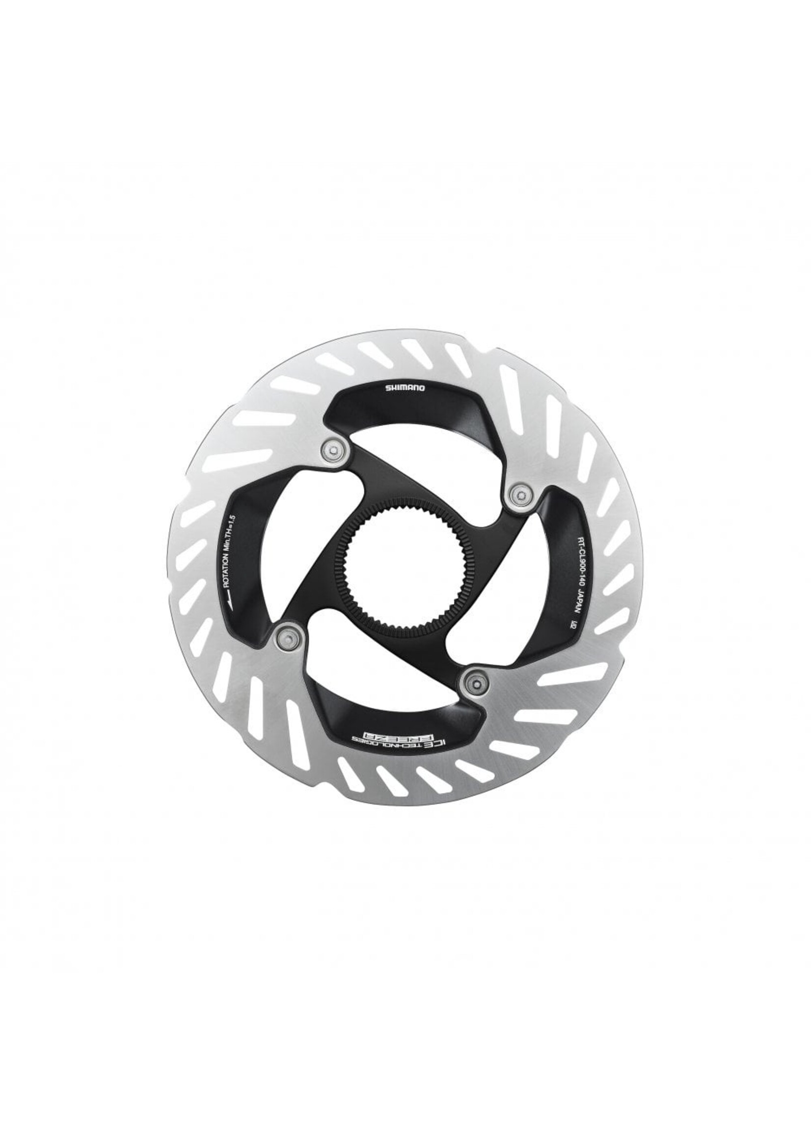 shamino Shimano RT-CL900 Ice Tech FREEZA rotor with external lockring, 160 mm