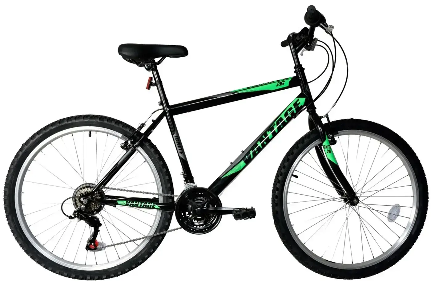 26" Ignite Vantage Black/Green 18" Frame - Castle Cycles