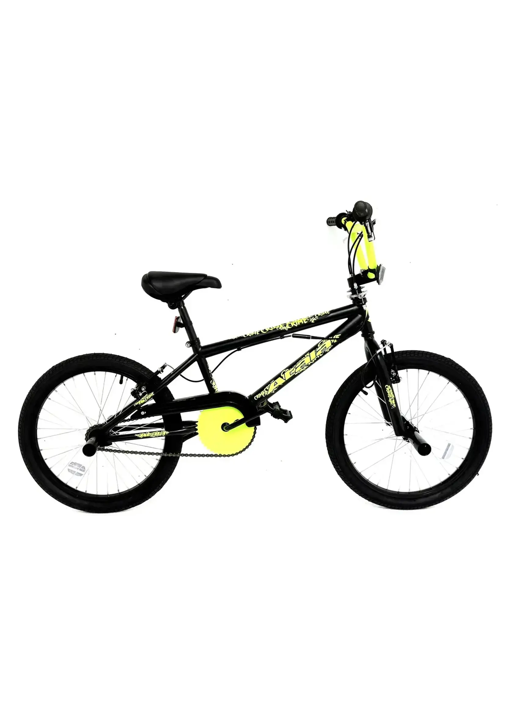 ATALA 20"   ATALA CRIME  BMX BIKE BLACK/NEON YELLOW
