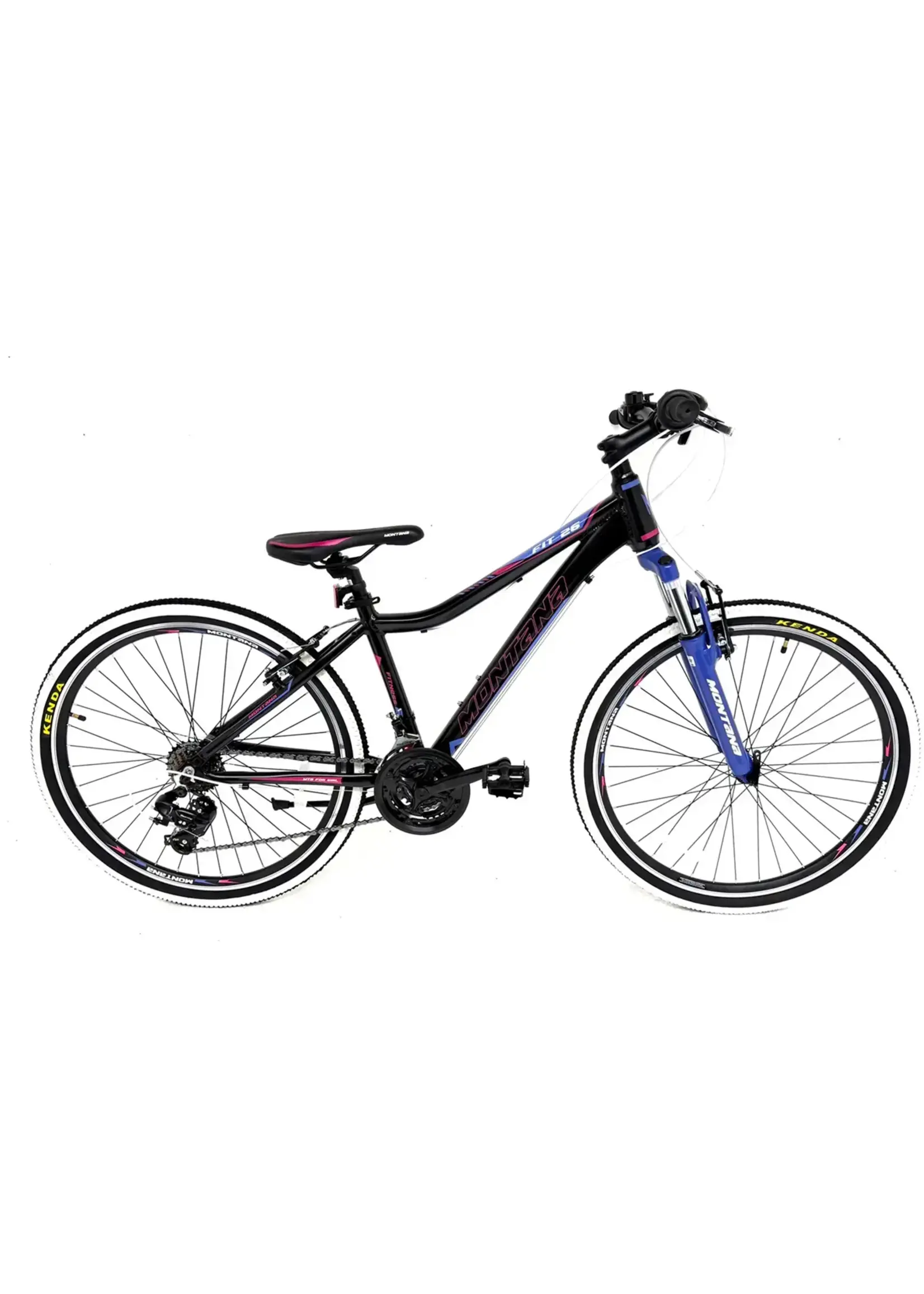montana 26" MONTANA   -  FITNESS 17″ FRAME BLK/PINK/VIOLET