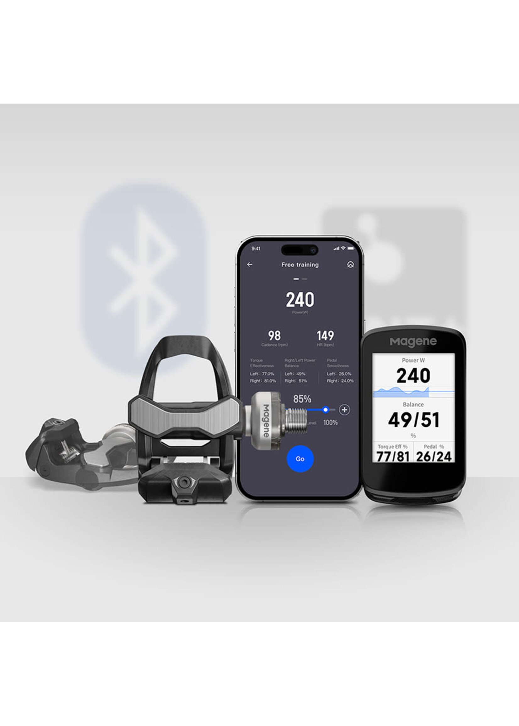 magene Magene P715 Power Meter Pedals Keo