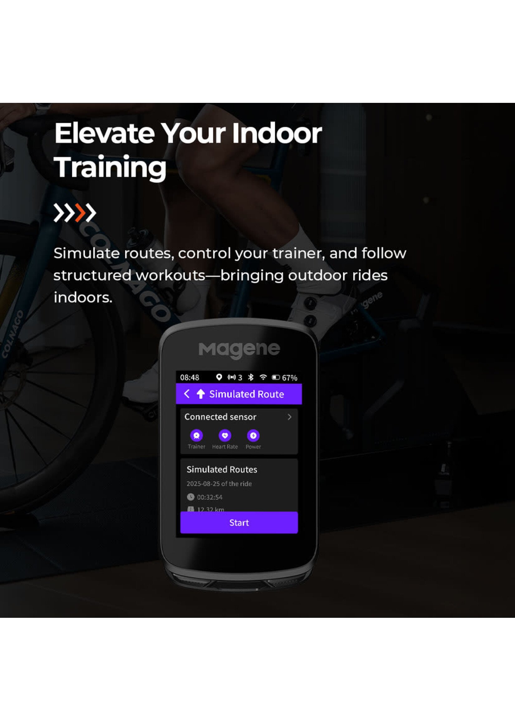 magene Magene C606 Pro Smart GPS Bike Computer