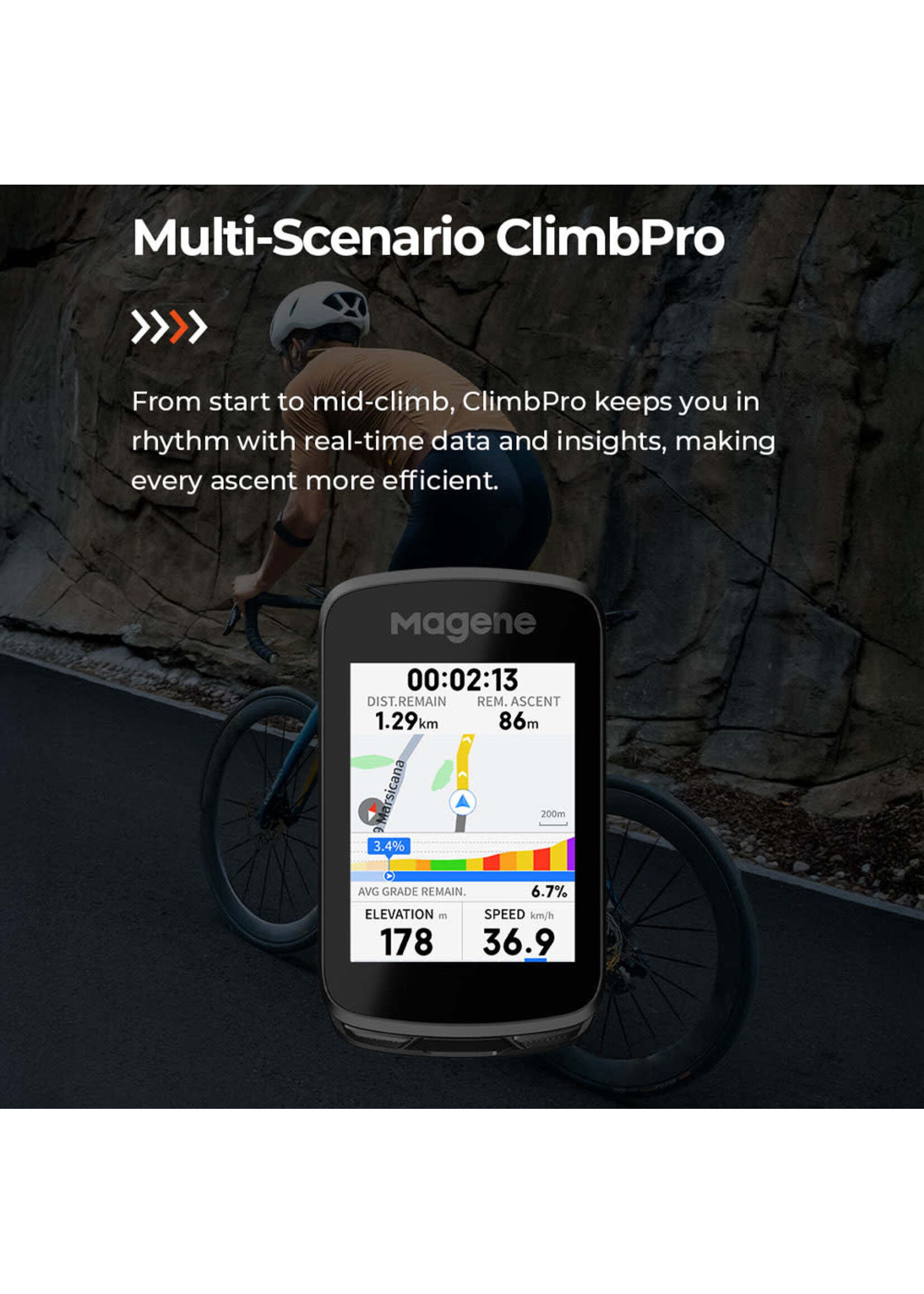 magene Magene C606 Pro Smart GPS Bike Computer