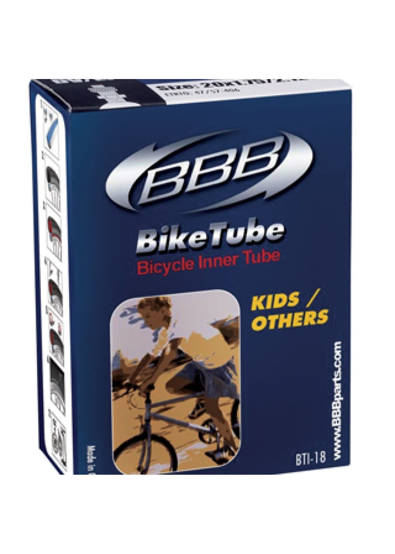 BBB BBB BTI-42 BikeTube 24" x 1-3/8"Tube - 33mm SV