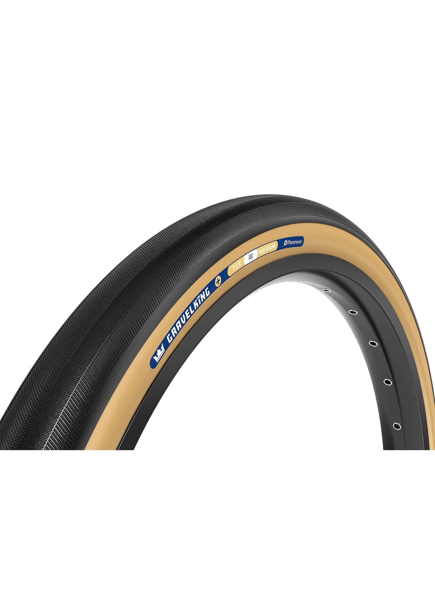 Panaracer Panaracer TLR GravelKing Slick Plus TLR Gravel Tyre 700x40c Blk/Amber