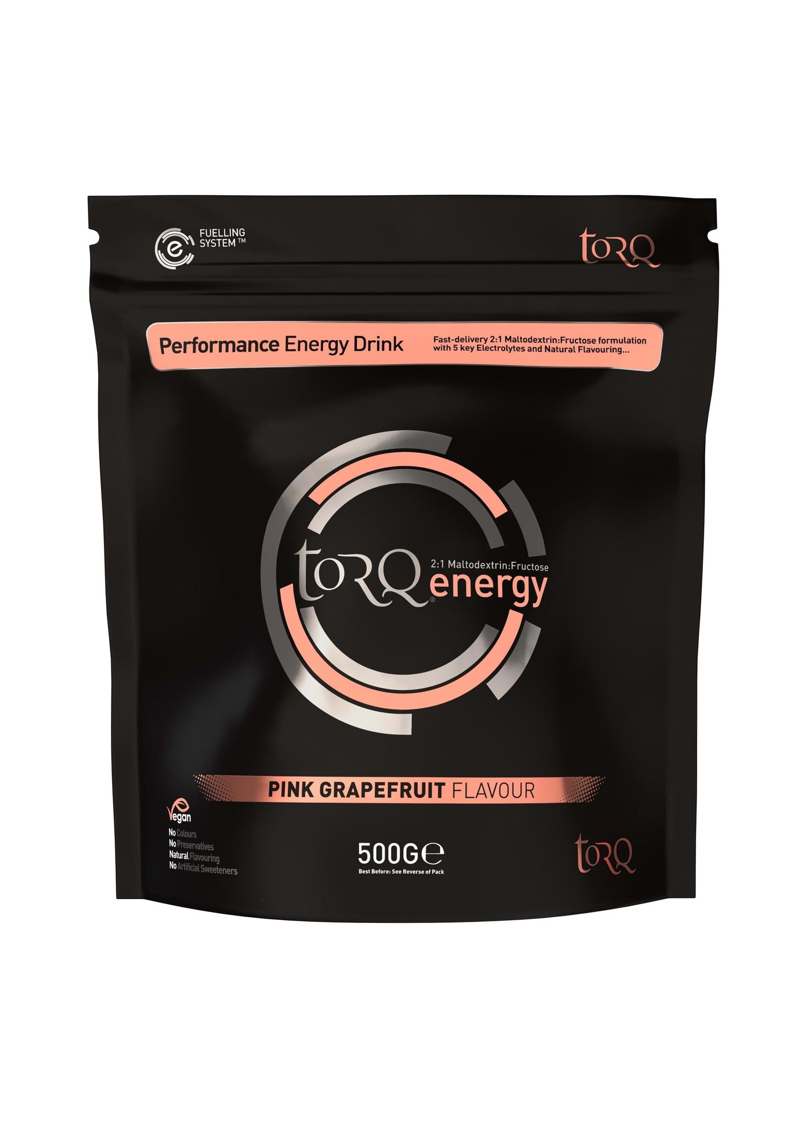 TORQ TORQ Natural Energy Drink Pink GrapefruitFlavour 500g