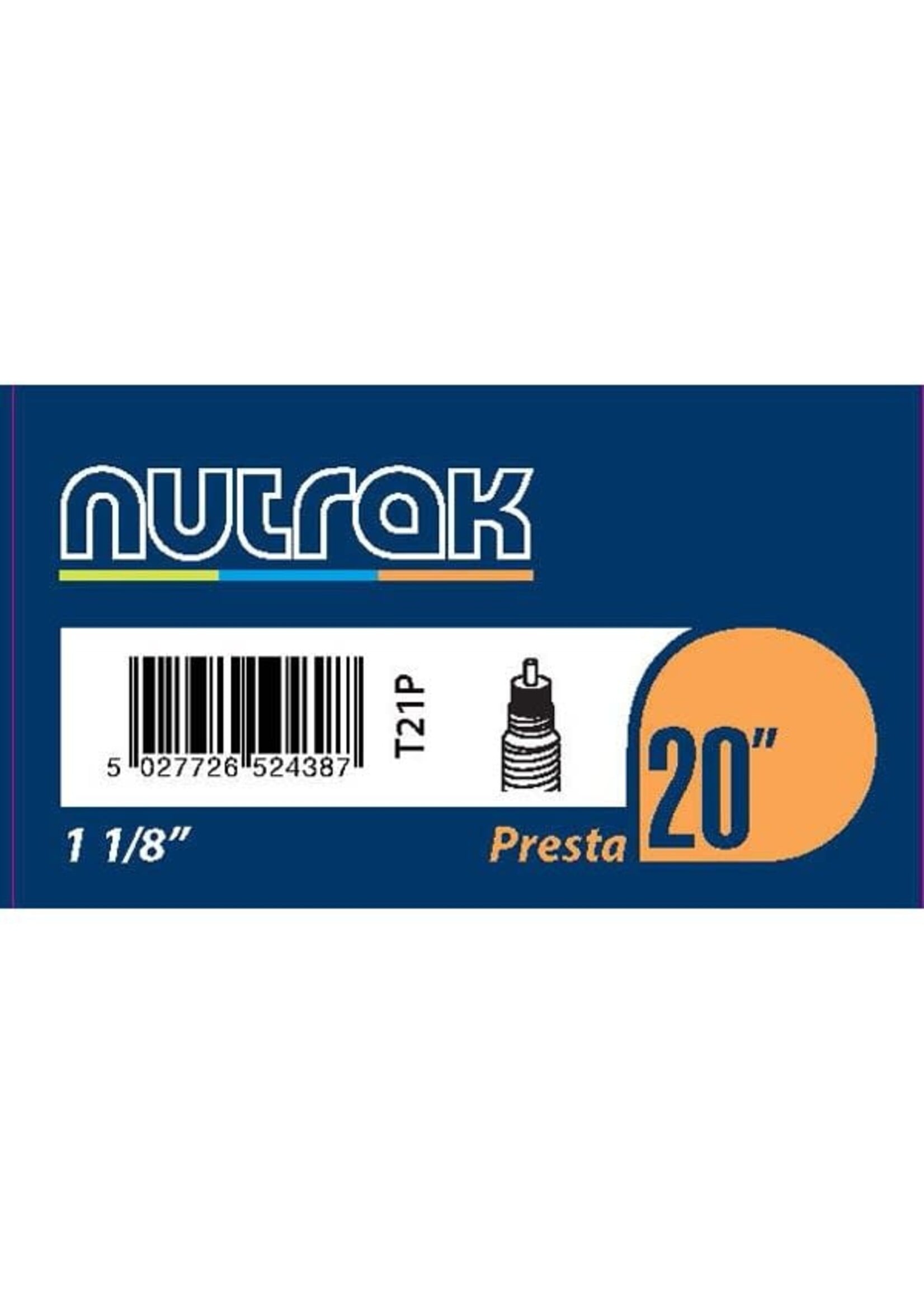 nutrak Nutrak 20 x 1 1/8 inch Presta inner tube (28-451)