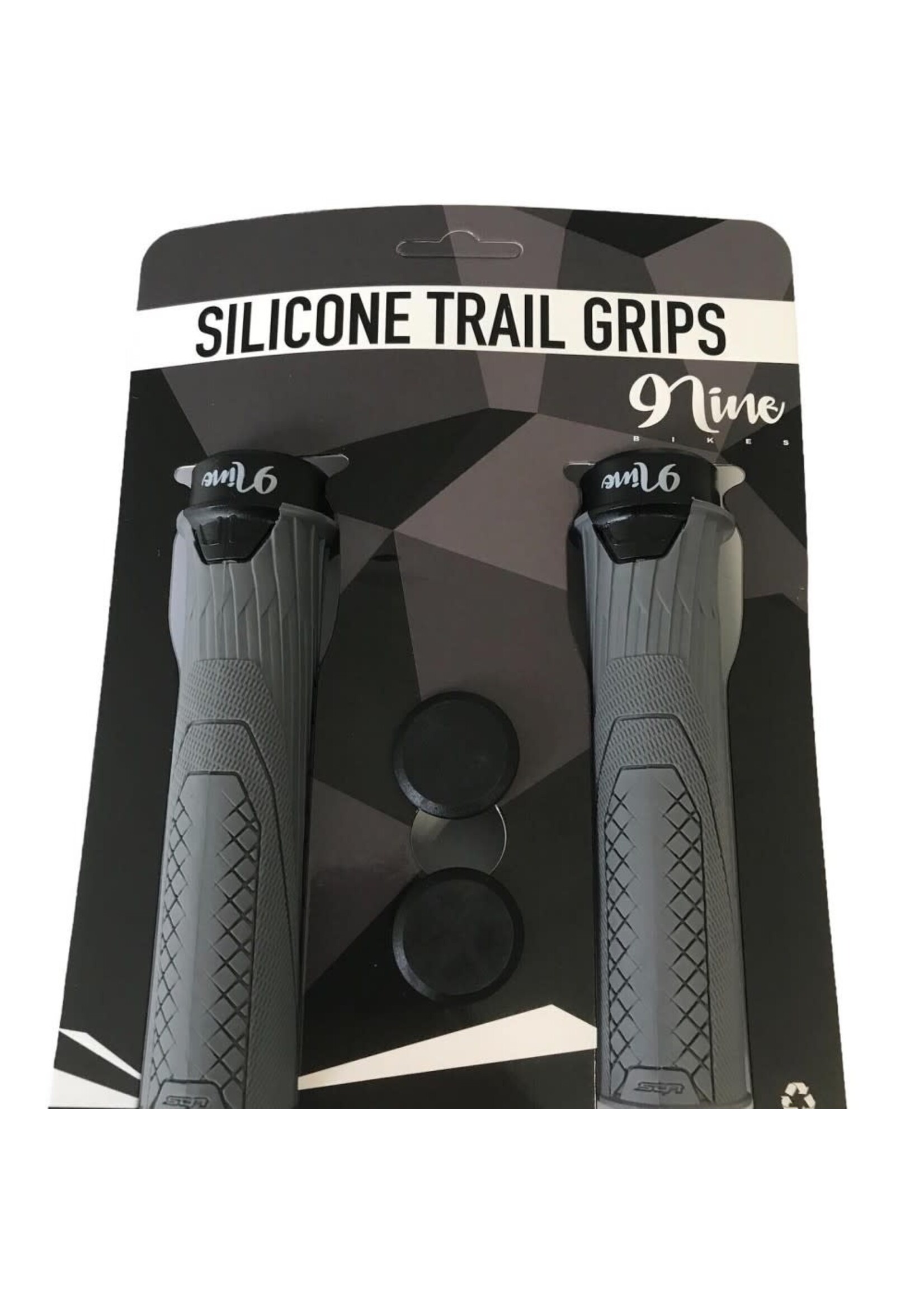 9 NINE 9Nine Silicone Lock on Grip-Grey