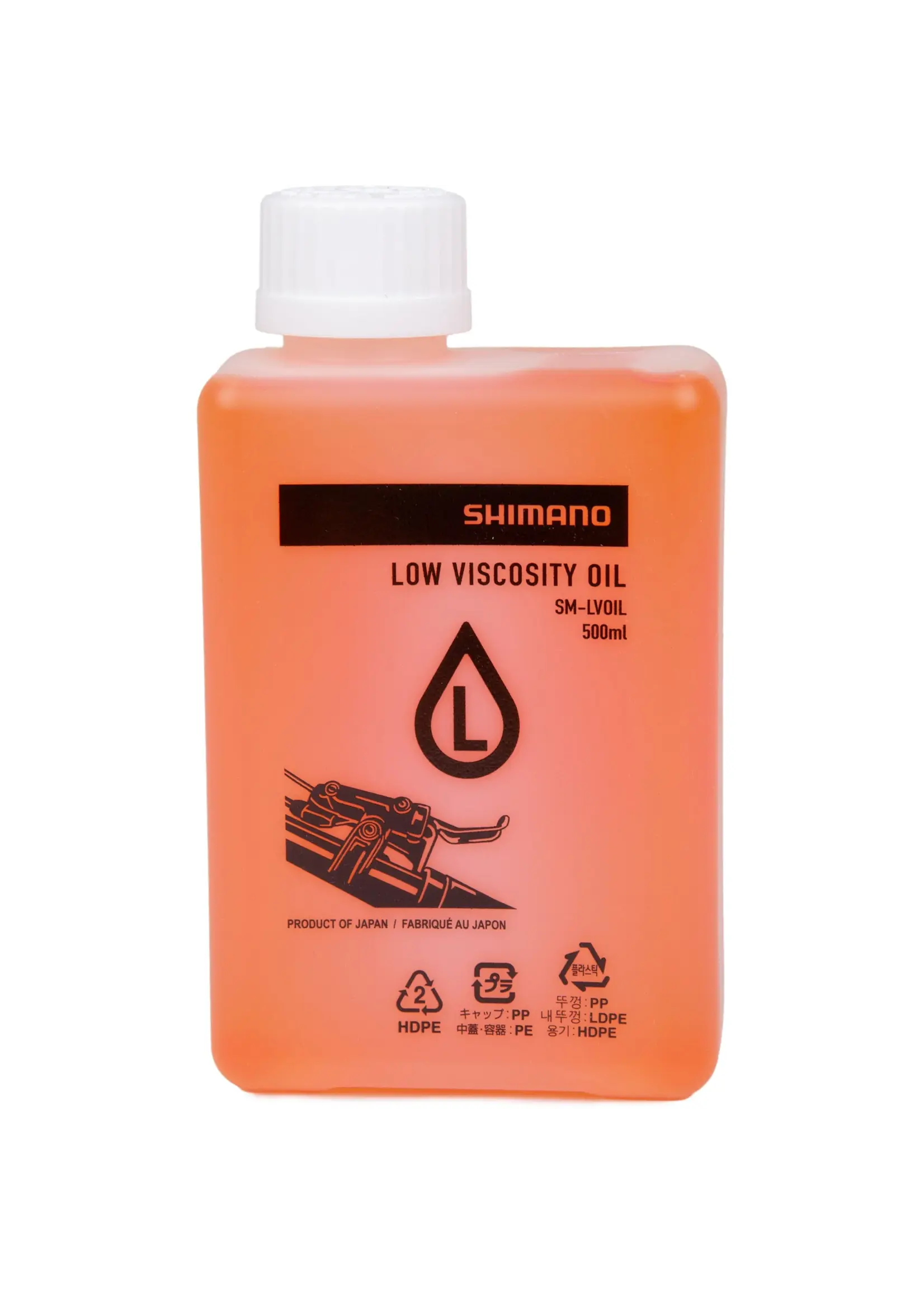 shamino Mineral Oil Shimano Low Viscosity 500 ml, Yellow