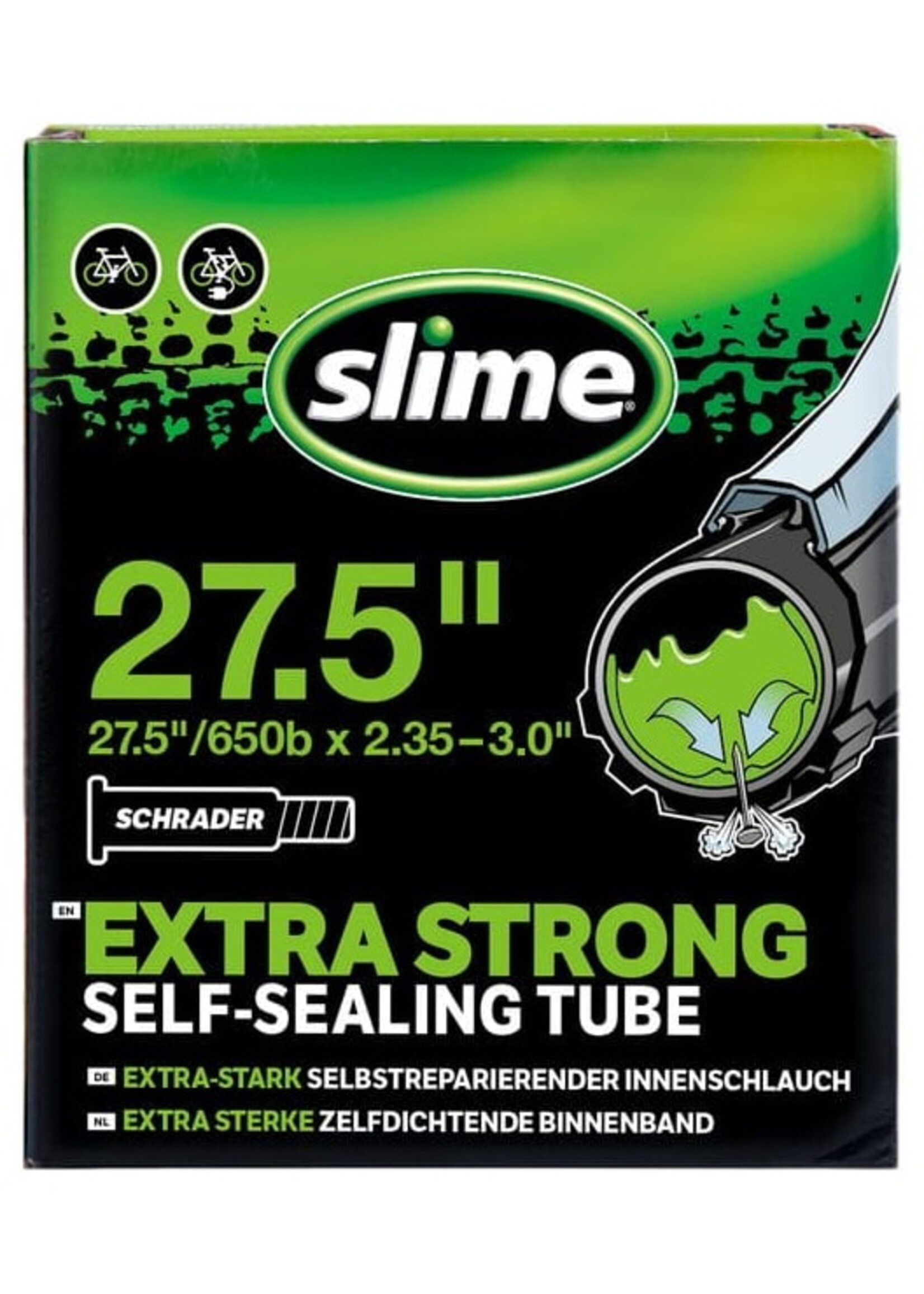 slime Smart Tube - 27.5 x 2.35 - 3.0 inch - Schrader Valve