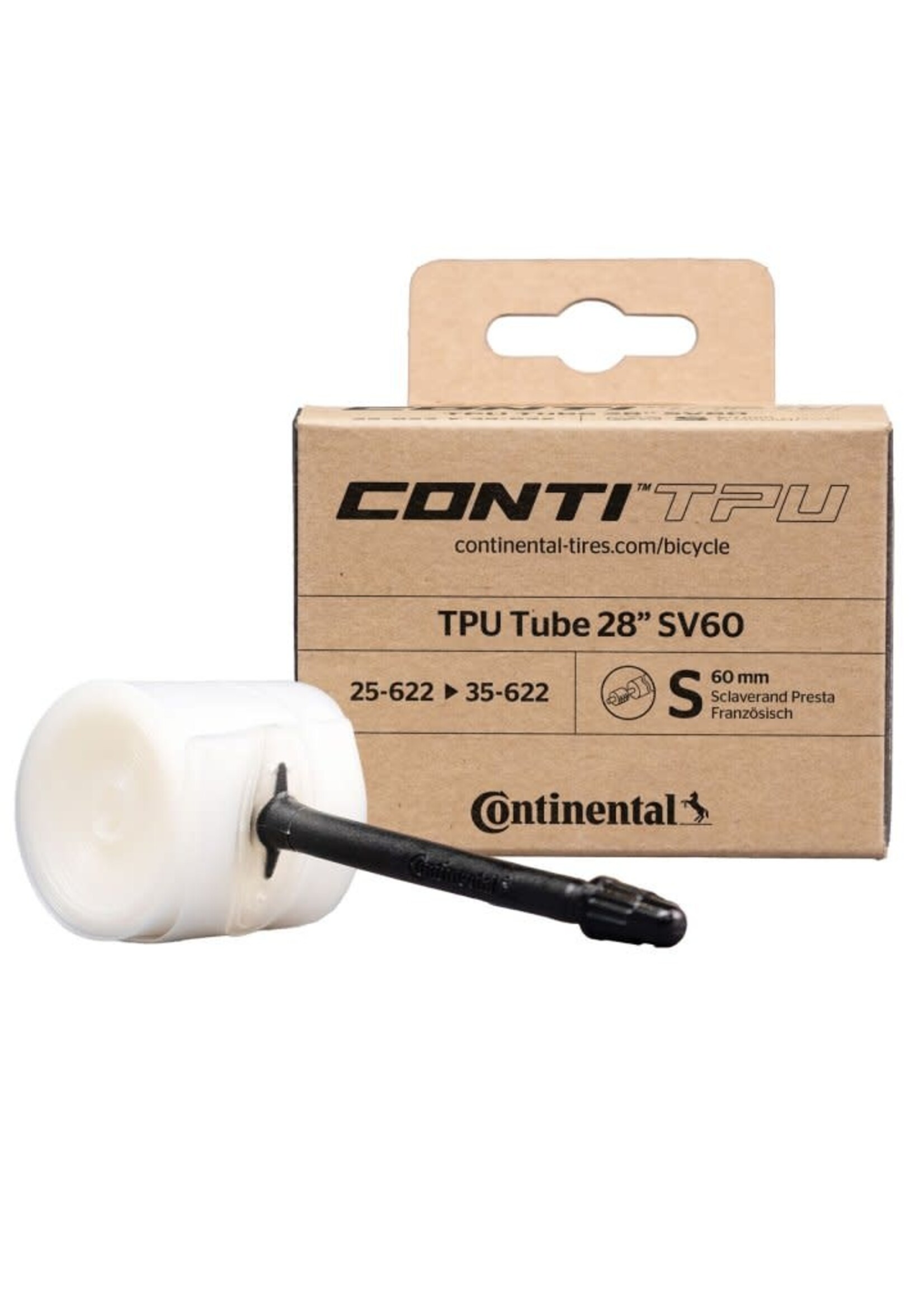 Continental Continental TPU Tube - 25/35-622 | Presta 60mm