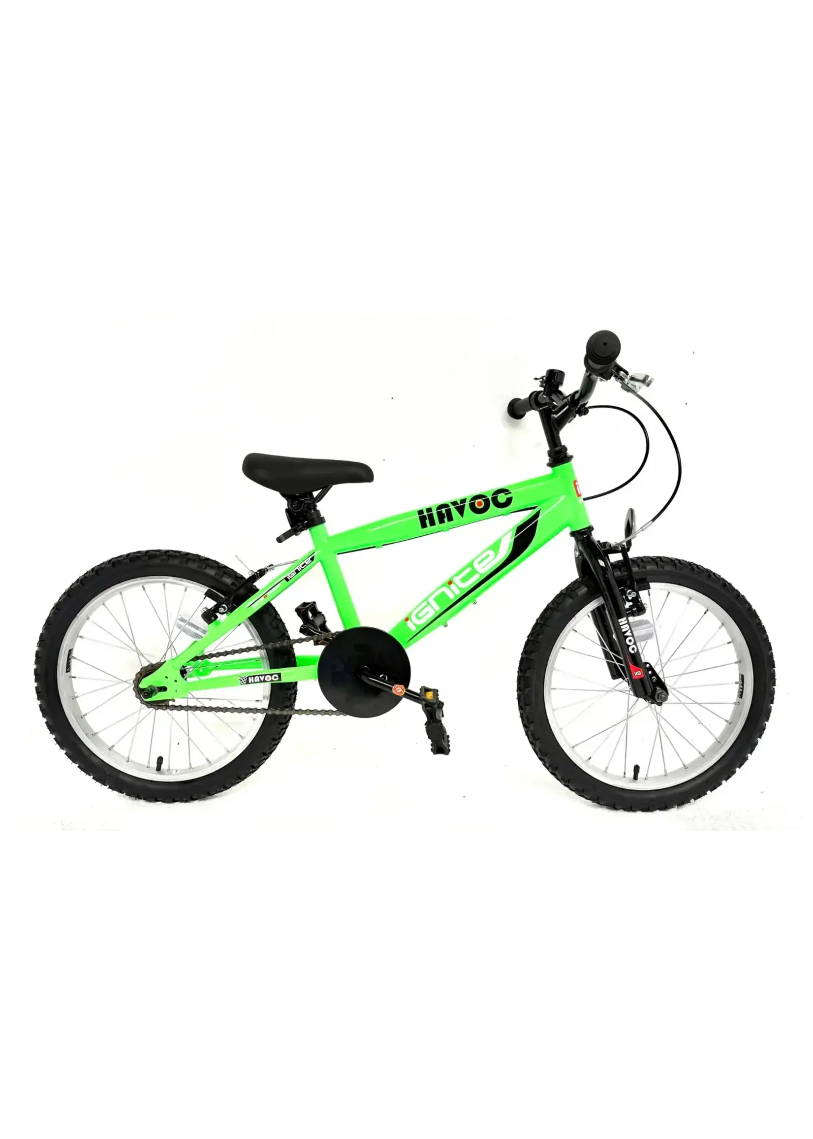Ignite 16" IGNITE HAVOC BOYS BIKE NEON GREEN