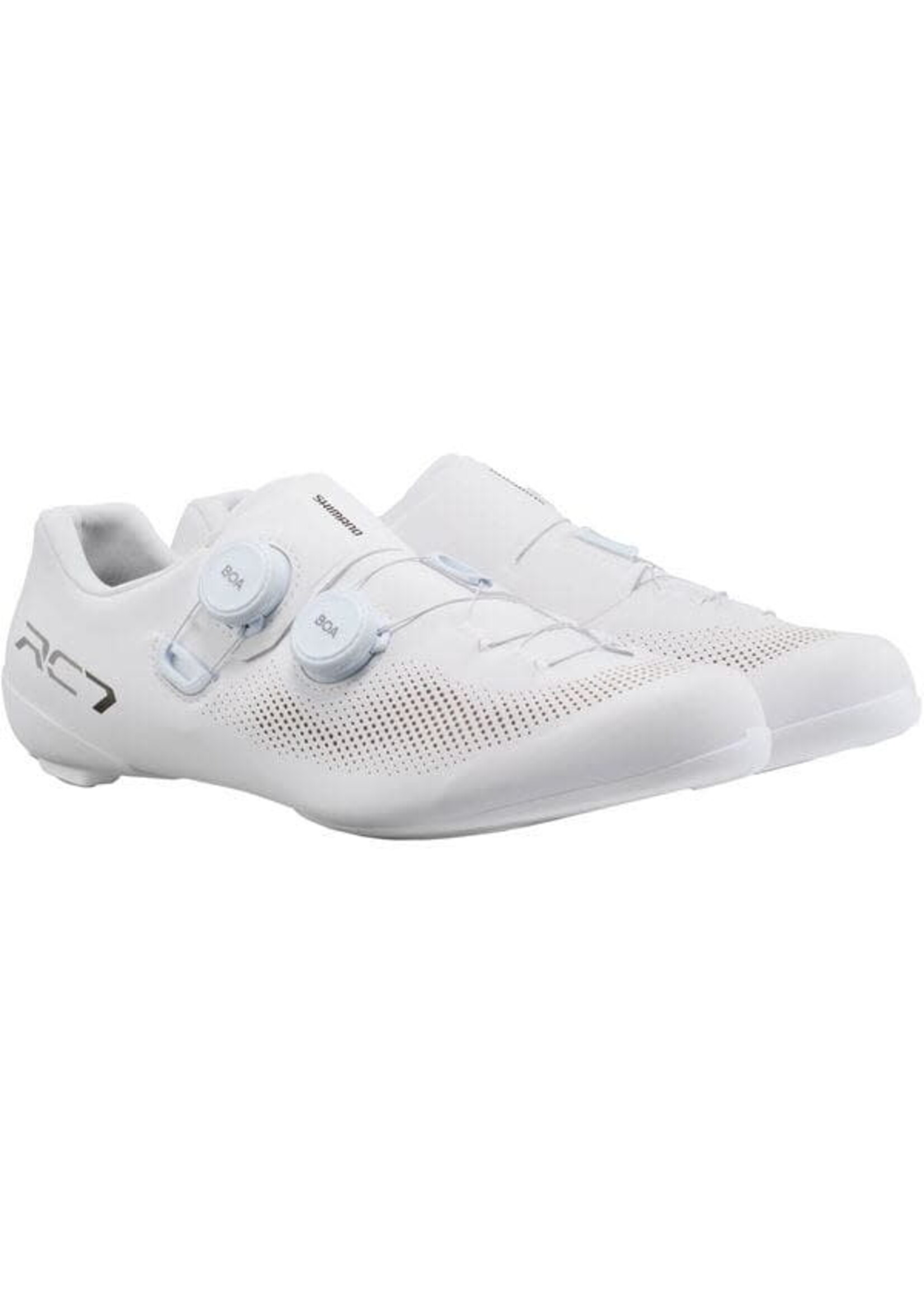 Shimano RC7 (RC703) Shoes, White,  Wide