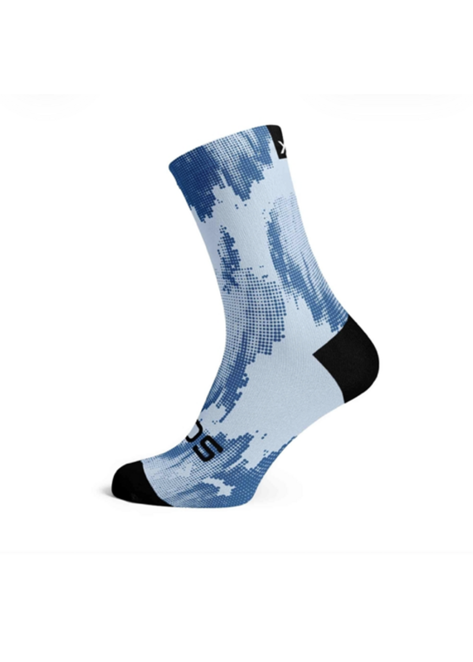 Sox Sox Blue Gravel Crew Socks