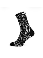 Sox Sox Doodle Black Crew Socks