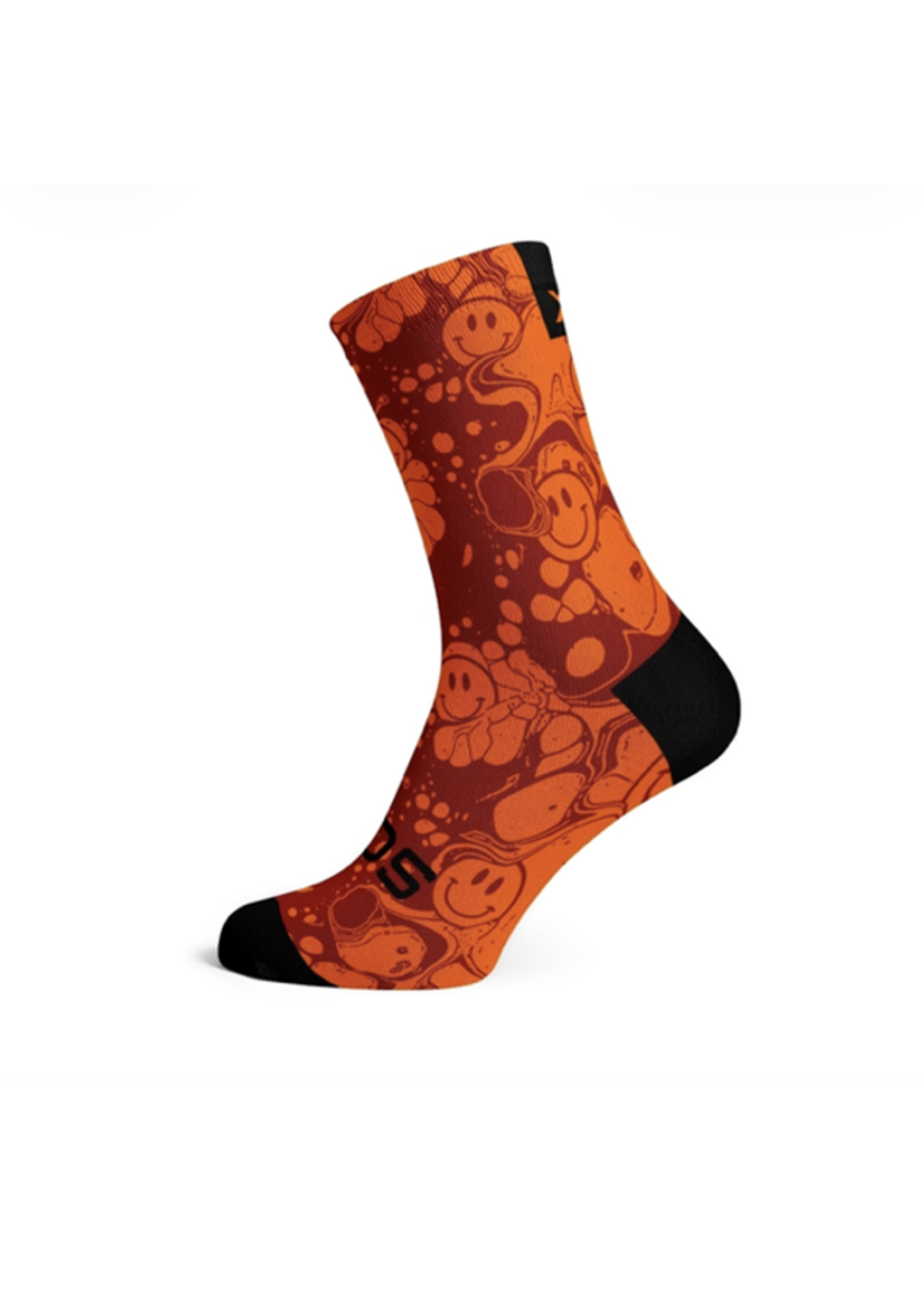 Sox Sox Neon Slide Orange Crew Socks