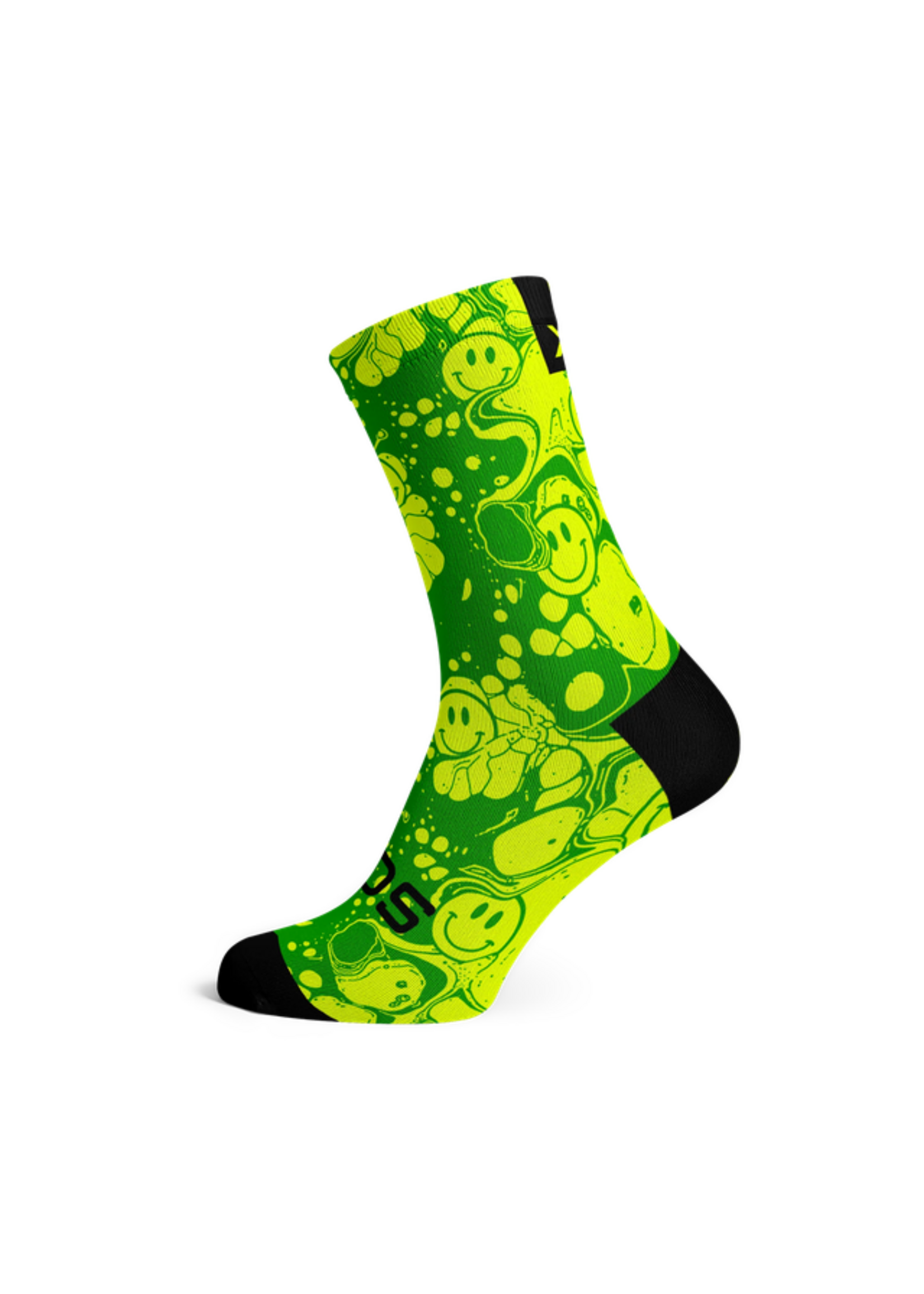 Sox Sox Neon Slide Yellow Crew Socks