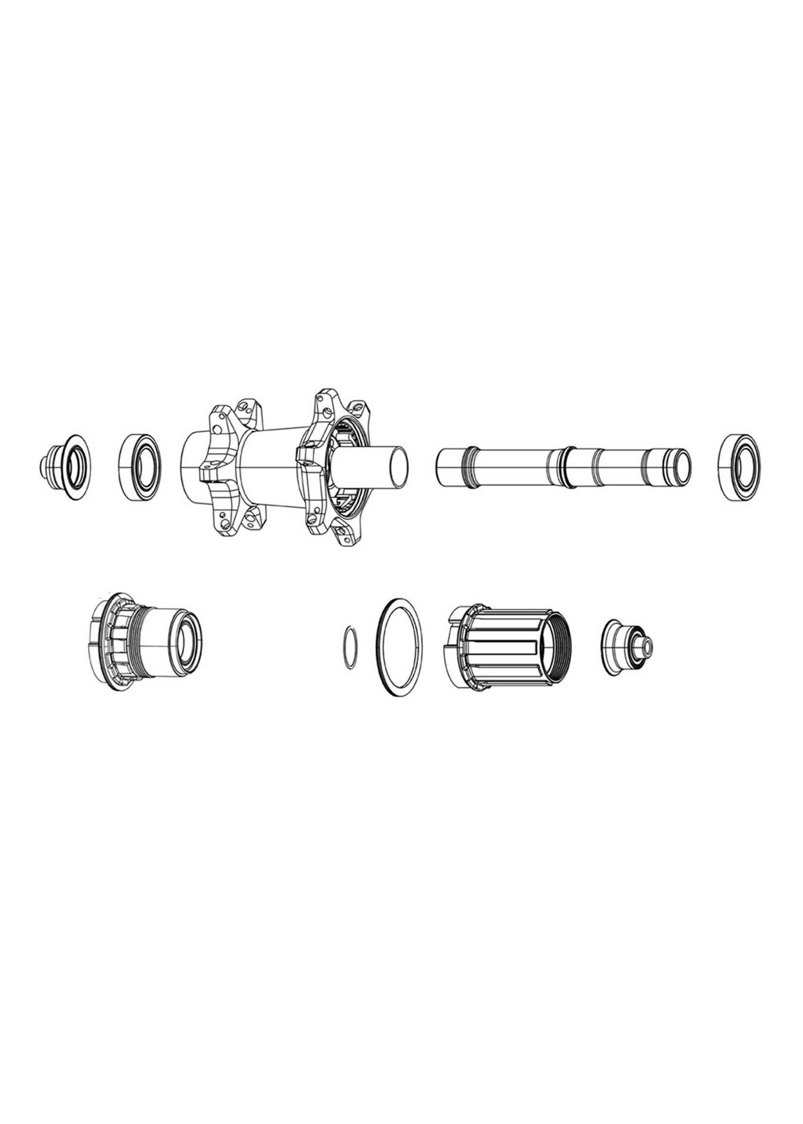 Zipp Zipp Spare - Wheel Freehub Kit SS 176/177 11 Speed Sram