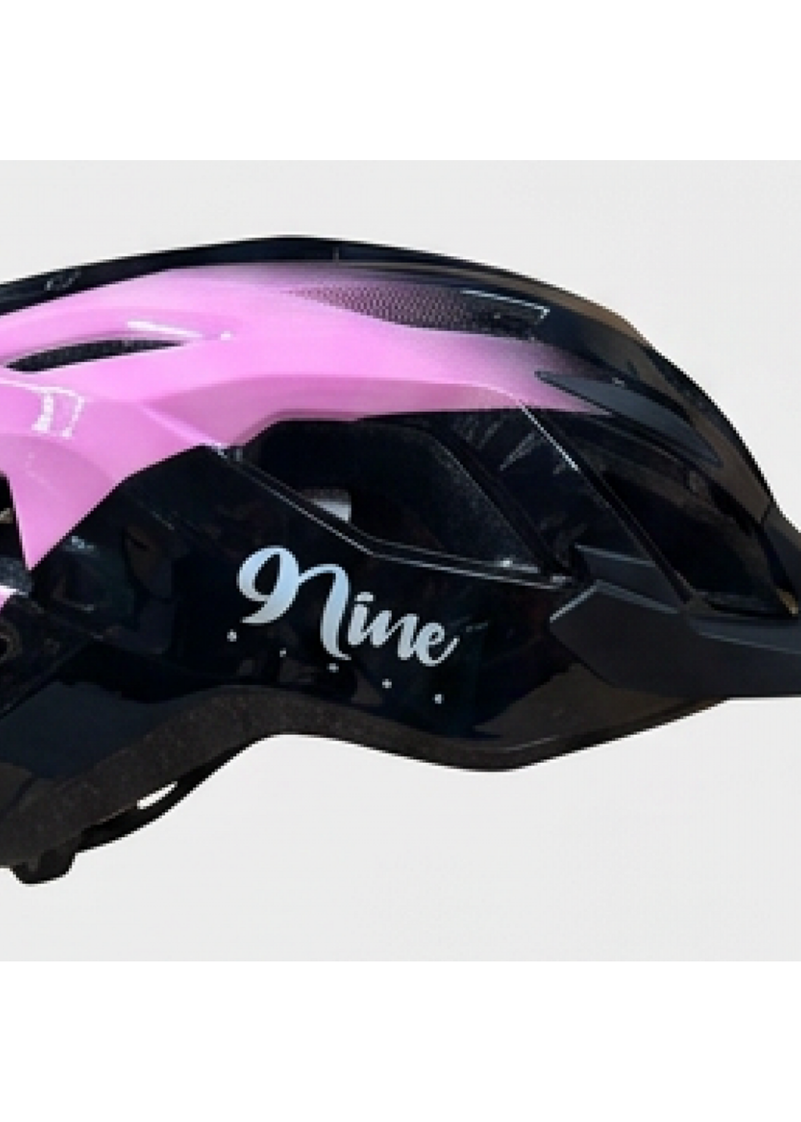 9 NINE 9Nine Buzzard Helmet Glossy Black / Pink