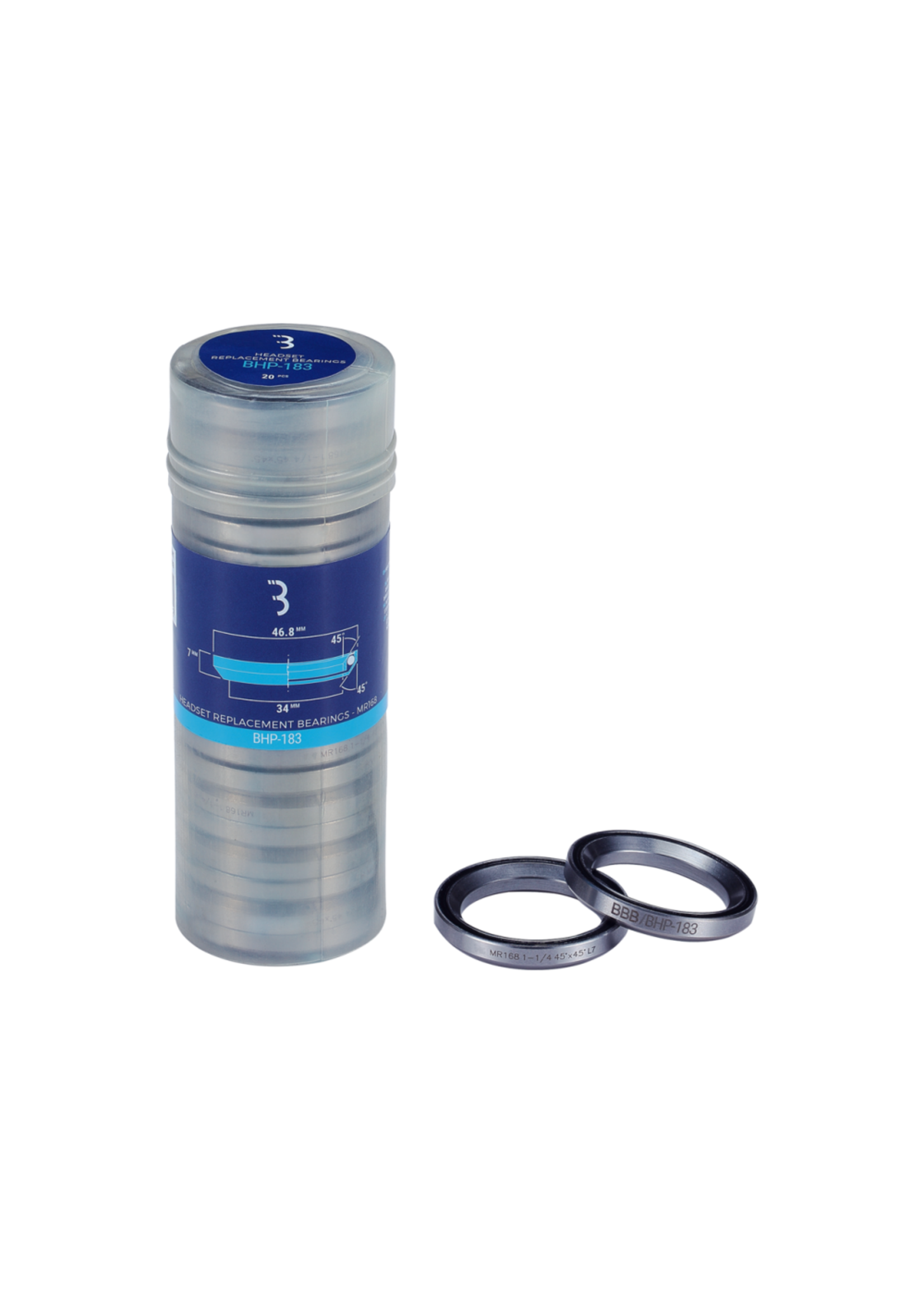 BBB BBB BHP-183 BEARINGS Single Bearing 46.8x7mm 45/45