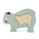 Trixie Trixie Houten baby puzzel Mr. Polar bear