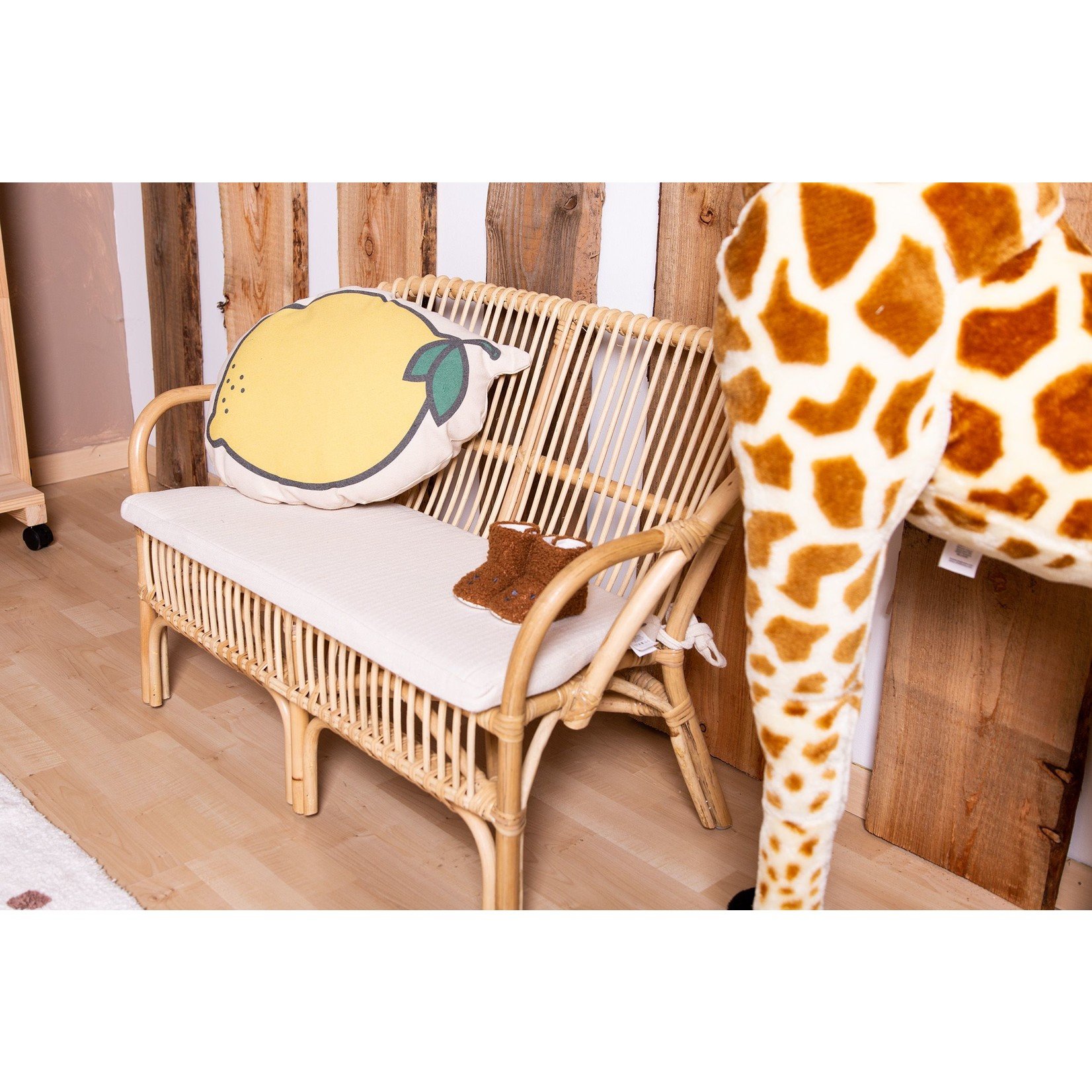 Childhome Childhome Montana Bank Rattan Naturel + kussen