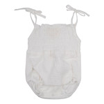 Little Indians Little Indians Onesie Muslin Spaghetti Strap White