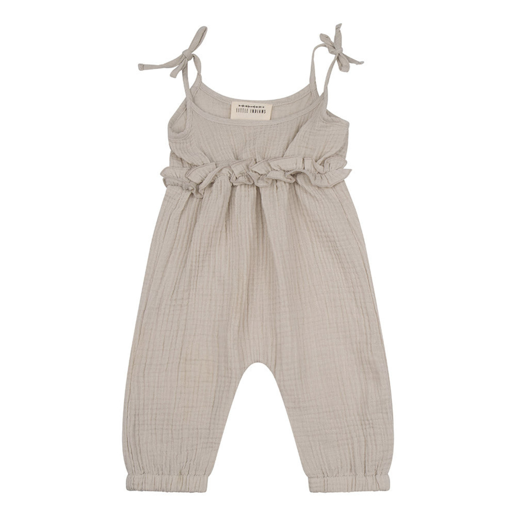 Little Indians Little Indians Jumpsuit Muslin Spaghetti Strap Silver