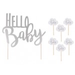 Jabadabado Jabadabado Taartdecoratie 'Hello Baby'