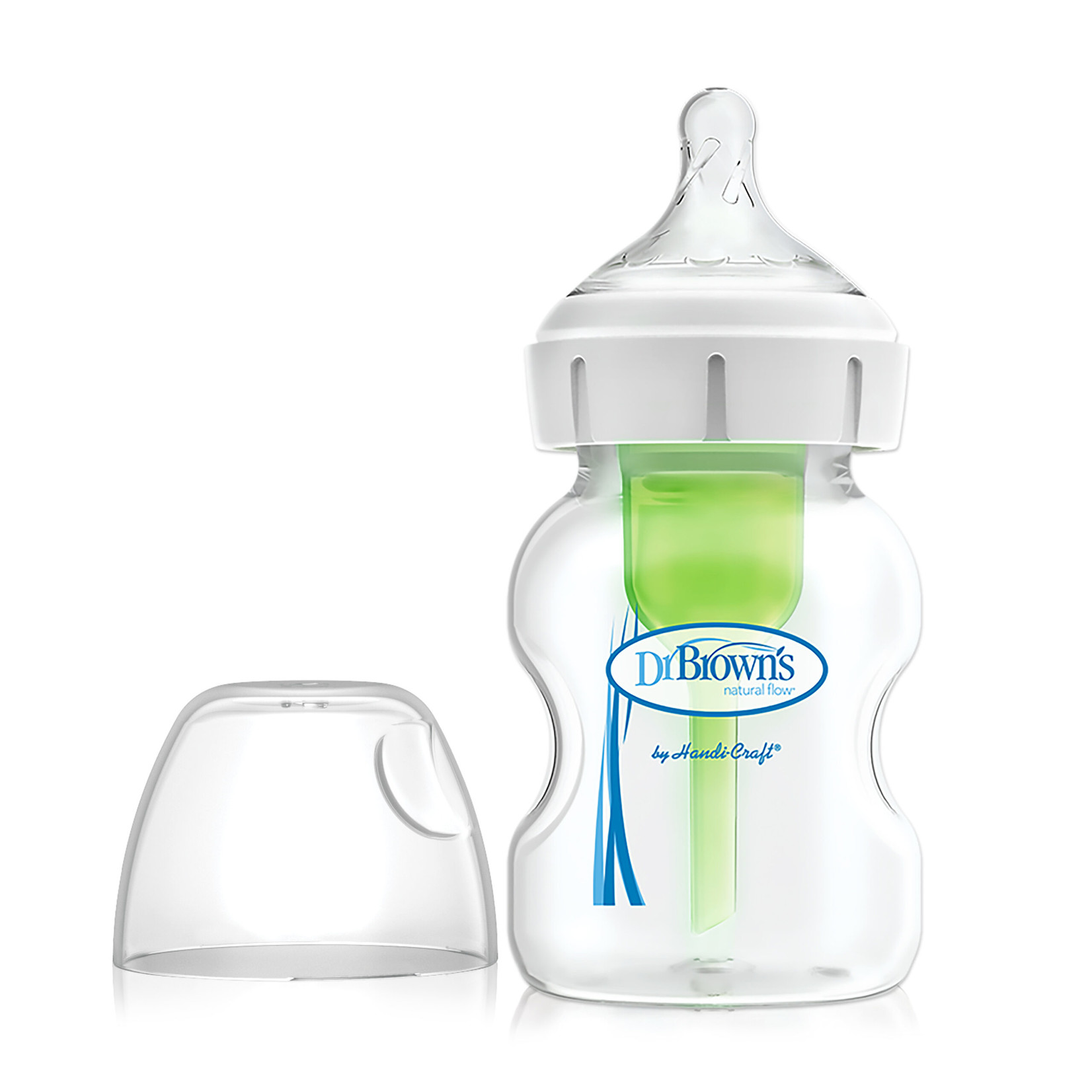 Dr. Brown's Dr. Brown’s Options+ Anti-colic Bottle | Brede halsfles 150 ml