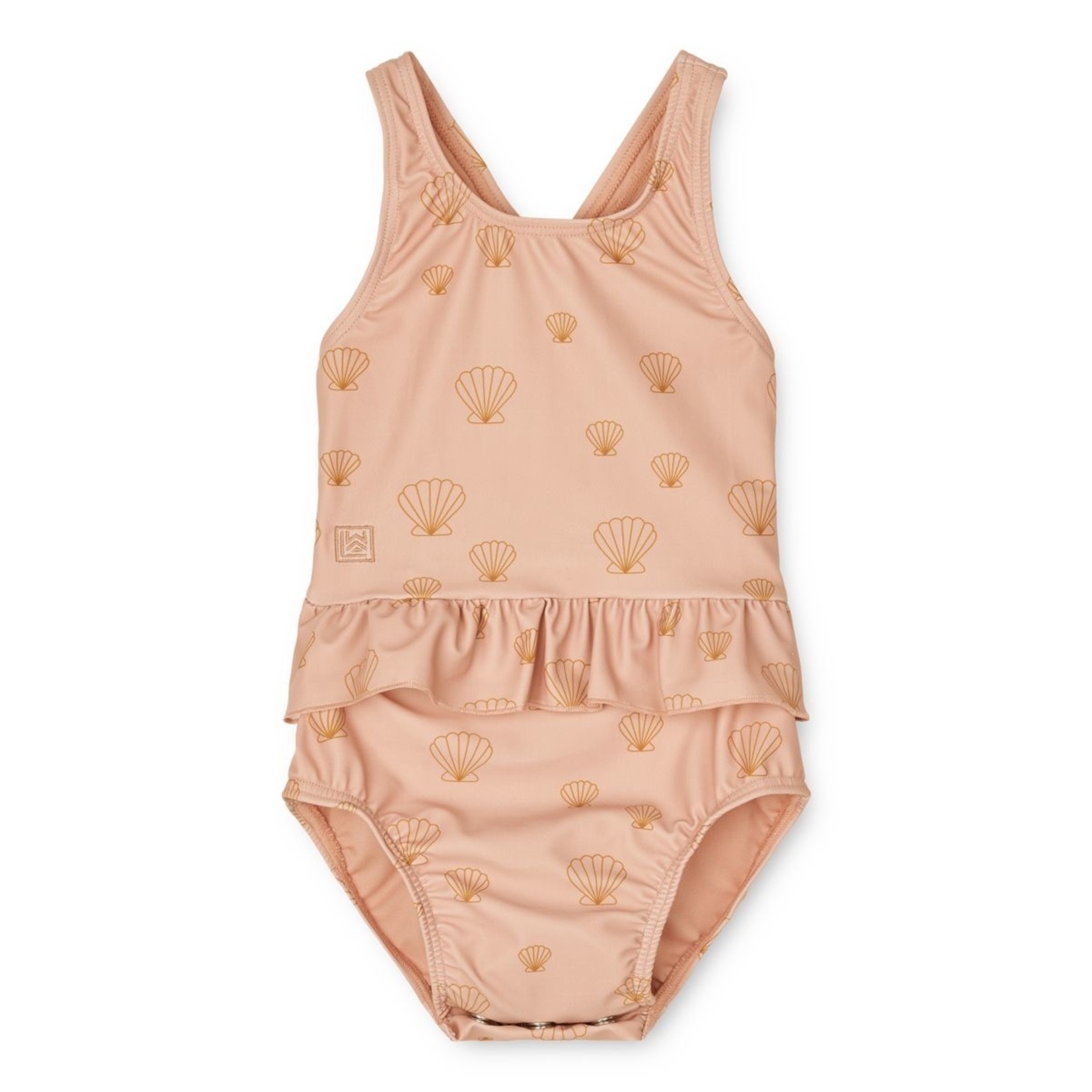Liewood Amina Baby Printed Swimsuit Sea shell / Pale tuscany