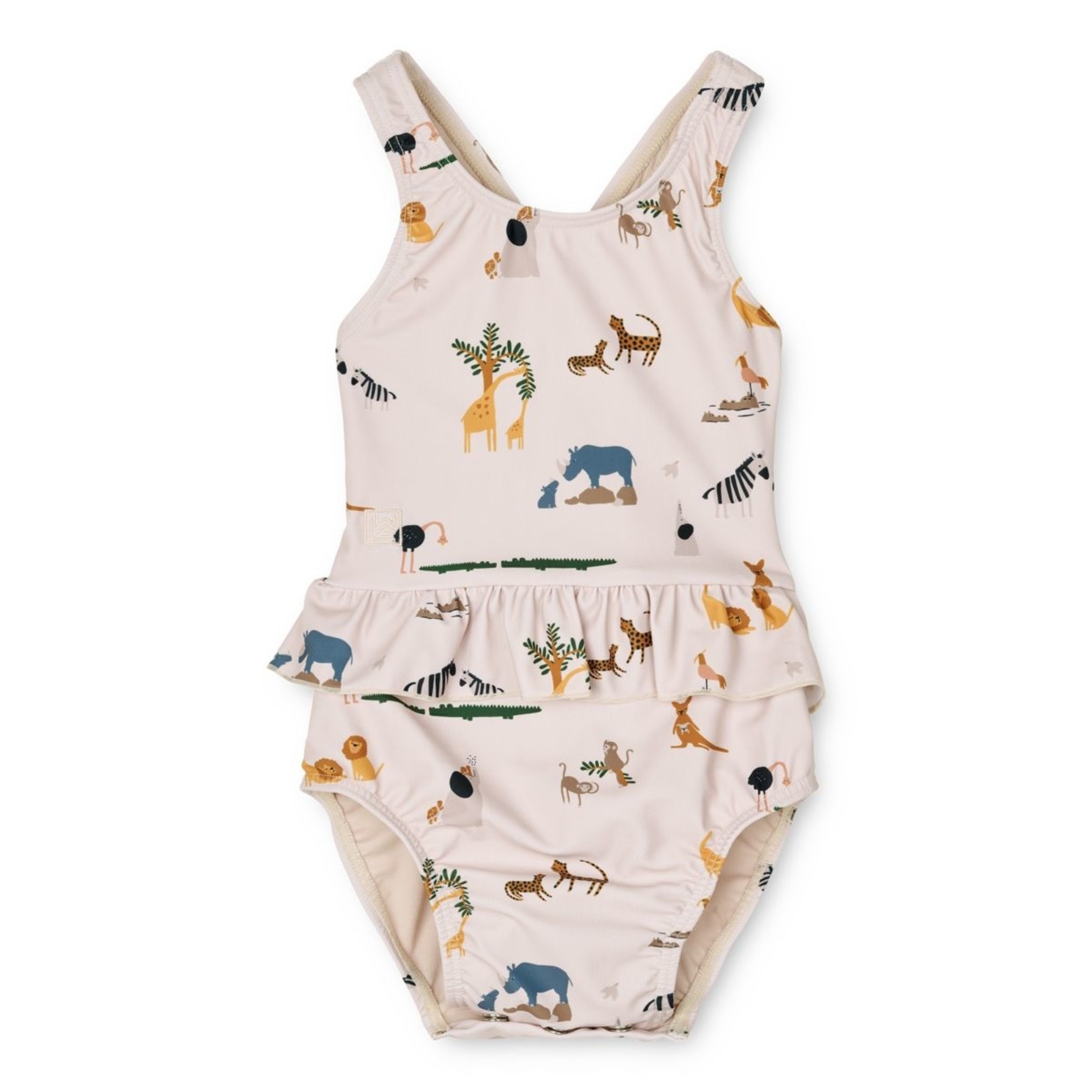 Liewood Amina Baby Printed Swimsuit All together / Sandy
