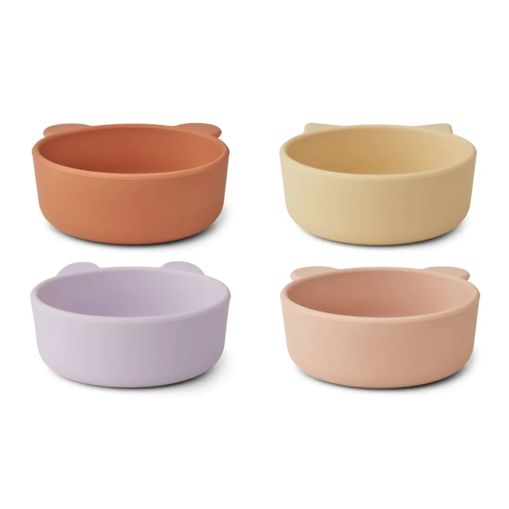Liewood Liewood Iggy Silicone Bowls 4-Pack Light Lavender Multi mix