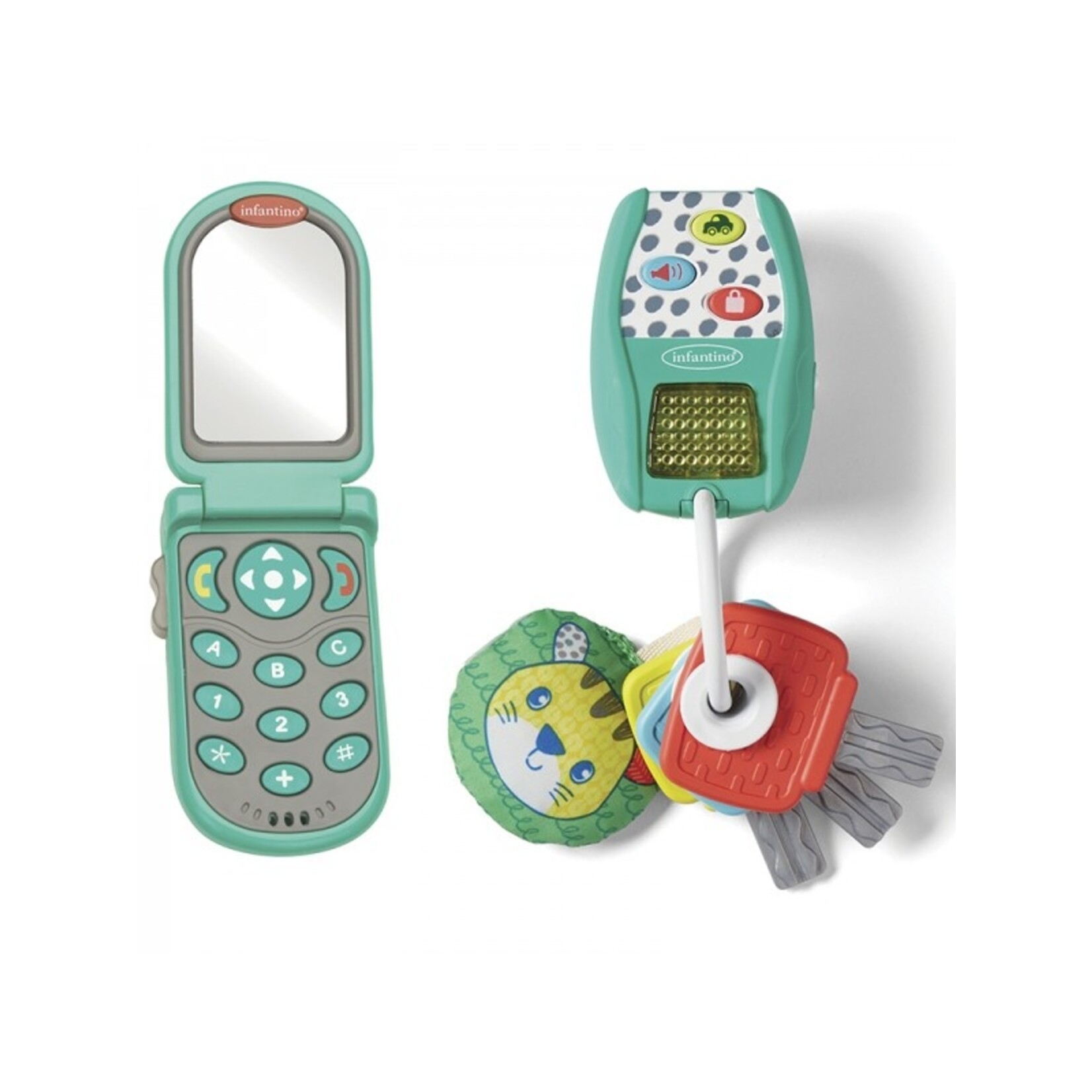 Infantino Infantino Mini Me Gift Set Telefoon & sleutels