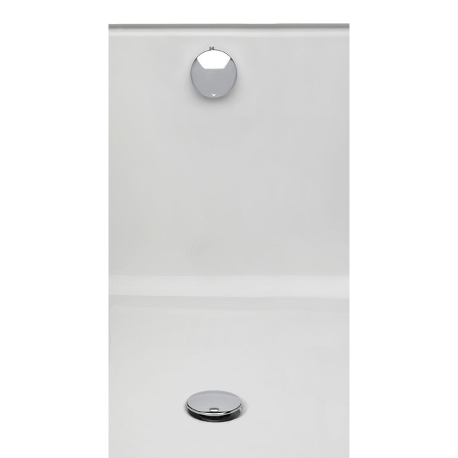 Xenz badafvoer-/overloopcombinatie chroom BB121