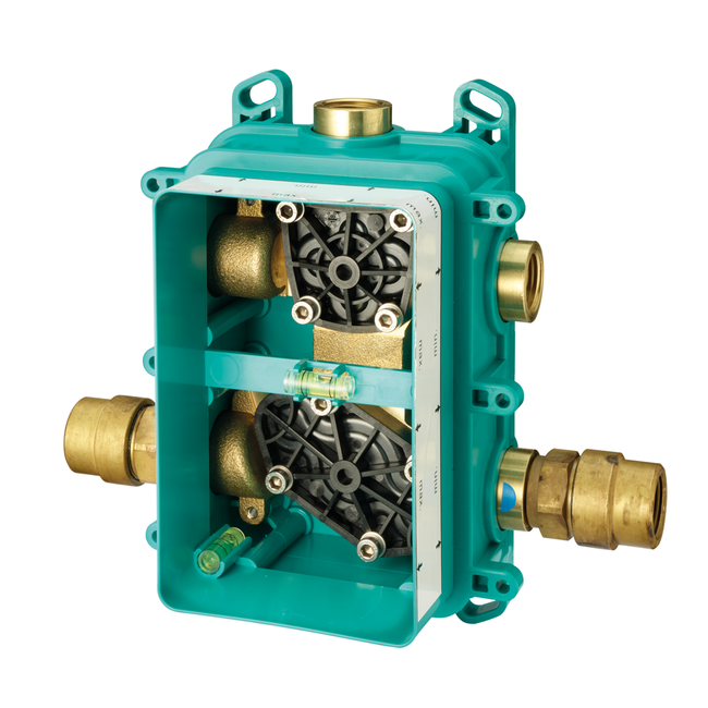 Xenz Duero thermostatische inbouw doucheset in de kleuren zwart mat of chroom