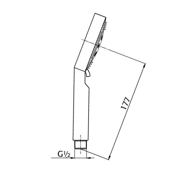 Xenz Pure handdouche met 5 standen PU5514 chroom