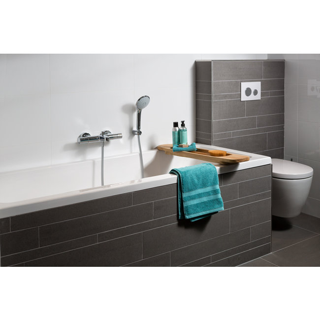 Xenz Society acryl inbouw ligbad met verstelbare badpoten wit