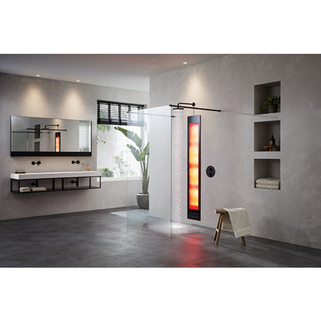 Sunshower Deluxe Inbouw Full body White | Black | Organic grey