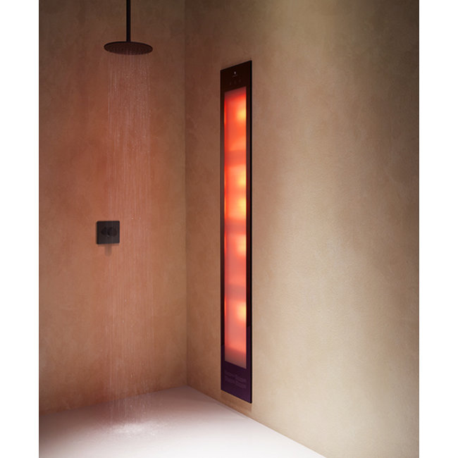 Sunshower Deluxe Inbouw Full body White | Black | Organic grey