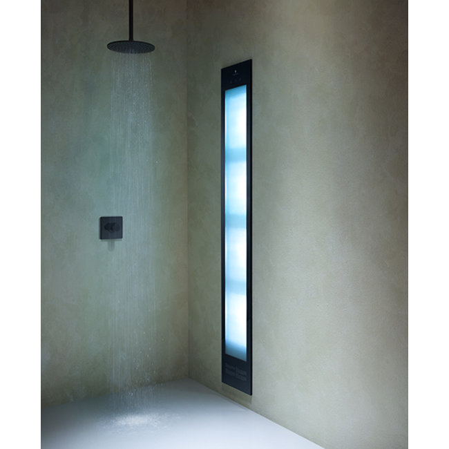 Sunshower Deluxe Inbouw Full body White | Black | Organic grey