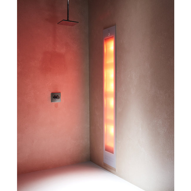 Sunshower Deluxe Inbouw Full body White | Black | Organic grey