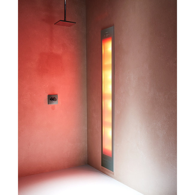 Sunshower Deluxe Inbouw Full body White | Black | Organic grey